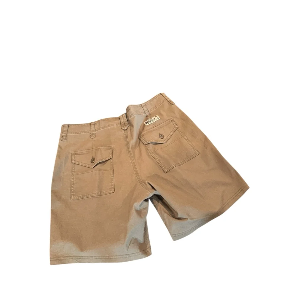 Men's Howler Brothers quonset camp Tan Cargo Shorts Waist 38 k22